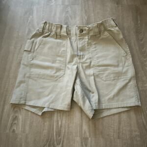 Carhartt Rugged Flex Canvas Shorts Relaxed Fit WN SZ 6 Tan